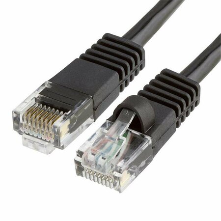 CMPLE 350 MHz RJ45 Cat5e Ethernet Network Patch Cable - 7 ft. - Black 803-N